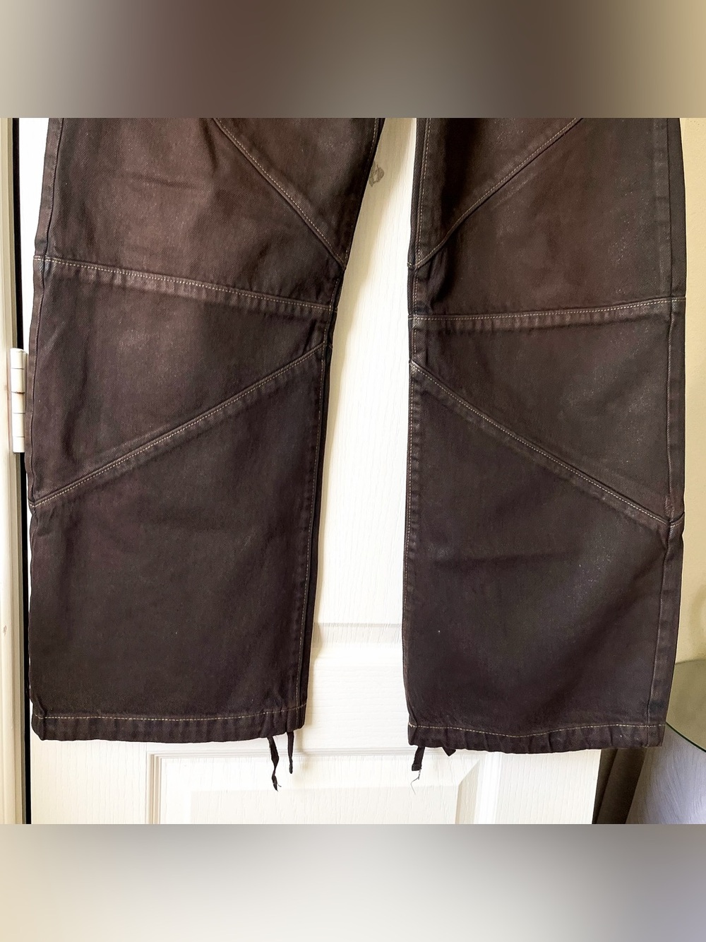 EB Denim Frederic Barrel Jeans High Rise Brown 25 EUC - Picture 3 of 11